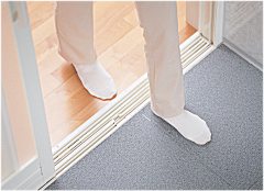 翌朝には、くつ下のまま入れます